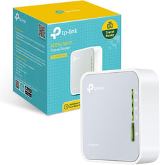 TP-Link AC750 Mini Pocket Wifi-router, 1 Ethernet-poort, 1 USB-poort, ondersteuning voor USB 3G / 4G-modem, Multi-mode: Router, Hotspot, Repeater, Client, AP en WISP (TL-WR902AC)