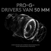 Logitech G PRO X Gaming Headset, Over-Ear hoofdtelefoon met Blue VO! CE-microfoon, bedraad, DTS-hoofdtelefoon: X 7.1 voor esportgaming, PRO-G 50 mm-luidsprekers, PC/PS/Xbox/Nintendo-schakelaar, zwart