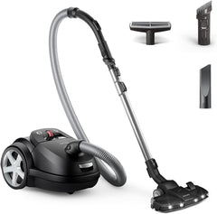 Philips Stofzuiger met Zak 8000 Performer LED - 900 W motor