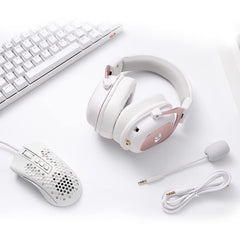 Redragon H510 Zeus Bedrade Gaming Headset - 7.1 Surround Sound - Memory Foam Oorkussens - 53MM Drivers - Afneembare Microfoon - Multi Platform Hoofdtelefoon - Werkt met PC/PS4 & Xbox One, Nintendo