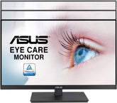 ASUS VA27EQSB PC-monitor 27 inch FHD – IPS-paneel – 16:9 – 75 Hz – 1920 x 1080 – 300 cd/m² – displaypoort, HDMI, VGA en 2 x USB – Eye Care-technologie – luidsprekers – hoogteverstelling en rotatie