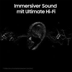 Samsung Galaxy Buds3 Pro Draadloze Bluetooth Hoofdtelefoon, Active Noise Cancelling (ANC), Adaptive Noise Cancelling (ANC), 360 Audio, In-ear hoofdtelefoon met HiFi-Sound, Wit, Incl. Anymode Clear