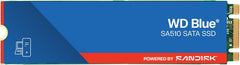 WD Blue SA510 M.2 SATA SSD 250 GB - Tot 555 MB/s