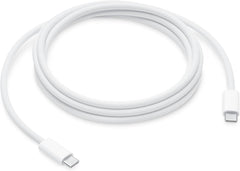Apple USB-C naar USB-C Oplaadkabel 240W - Geweven - 2 meter - Wit