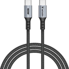 Verbatim Synchronisatie- en oplaadkabel USB-C 60 W naar USB-C 120 cm - zwart