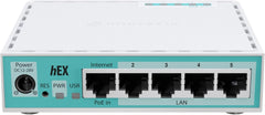 Mikrotik - hEX 5 poort Gigabit 512Mb RAM Router (E50UG)