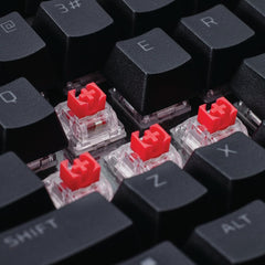 HyperX Alloy Rise 75 Mechanisch gaming-toetsenbord, netwerkschakelaars, hot-swap, 75% formaat, verwisselbare magnetische behuizing, zwart (QWERTY)