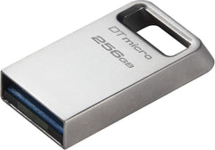 Kingston DataTraveler Micro USB-stick 256GB - USB 3.2 Gen 1 Metaal