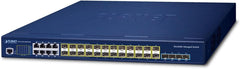 Planet Layer 3 Managed Switch 16x SFP + 8x Combo + 4x 10G SFP+ (Dual AC)