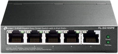 TP-Link TL-SG105PE 5-Poorts Gigabit Easy Smart Switch met 4x PoE+