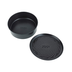 Ninja 4026J300EUK Foodi 2-delige set bakvormen met antiaanbaklaag, keramische coating, zwart