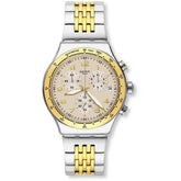 Horloge Swatch Irony Chrono YVS467G CASUAL CHIC, Armband