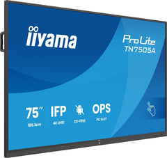iiyama ProLite TN7505A-B1AG 75 inch 4K UHD Touchscreen Display