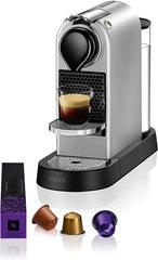 Krups Nespresso CitiZ XN741B Koffiecupmachine - 19 Bar - Zilver