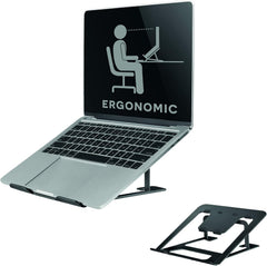Neomounts NSLS085BLACK Laptopstandaard 10-17" - opvouwbaar - compact - universeel