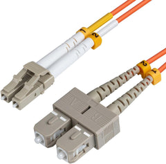 Microconnect 2m LC-SC UPC LSZH glasvezelkabel OM2 oranje - glasvezel kabels (2 m, OM2, LC, SC, Mannelijke Connector/Mannelijke connector, Oranje)