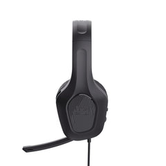 Trust Gaming GXT 415 Zirox Lichtgewicht Gaming Headset met 50mm-drivers voor PC, Xbox, PS4, PS5, Switch, Mobile, 3.5 mm Jack, 2m Kabel, Opklapbare Microfoon, Over-Ear Bedrade Koptelefoon - Zwart