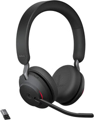 Jabra Evolve2 65 MS Draadloze Stereo Headset met USB-A Adapter - Zwart