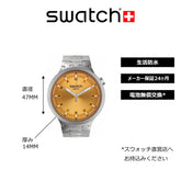 SWATCH Analoog SB07S103G, zilverkleurig