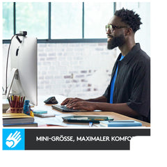 Logitech MX Keys Mini draadloos toetsenbord, compact, Bluetooth, achtergrondverlichting, USB-C, compatibel met Apple macOS, iOS, Windows, Linux, Android, metalen behuizing - donkergrijs, QWERTZ