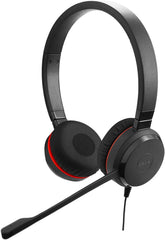 Jabra Evolve 30 UC Stereo Headset - USB & 3.5mm Jack - Zwart