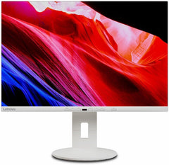Lenovo C24d-20 - 24 Inch WUXGA Monitor (1920 x 1200, 5ms, DP, VGA) - Grijs/Wit