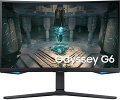 Samsung PC monitor Odyssey G6 27 inch 240 Hz, 1 ms, VA-paneel, resolutie 2560 x 1440, 2500: 1, 350 cd/m², AMD FreeSyncPremium Pro, CoreSync, Gaming Hub, verstelbare standaard, HDMI, DisplayPort