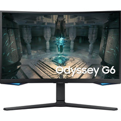Samsung PC monitor Odyssey G6 27 inch 240 Hz, 1 ms, VA-paneel, resolutie 2560 x 1440, 2500: 1, 350 cd/m², AMD FreeSyncPremium Pro, CoreSync, Gaming Hub, verstelbare standaard, HDMI, DisplayPort