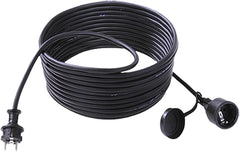 Bachmann 343.172 Rubber Verlengsnoer H07RN-F 3G1,5 mm² - 25m - Zwart