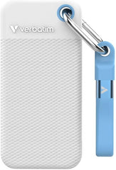 Verbatim Pocket Externe SSD 1TB - USB 3.2 Gen 2 (1000 MB/s) - Wit