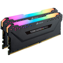 Corsair Vengeance RGB PRO DDR4 enthousiast RGB LED-verlichting geheugenset 3600 MHz. 2 x 16 GB zwart