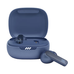JBL Live Pro 2: 40 uur speeltijd, echte adaptieve ruisonderdrukking, Smart Ambient en Beamforming-microfoons (zilver), klein
