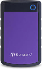 Transcend StoreJet 25H3P Externe Harde Schijf - 2TB - USB 3.1 - Schokbestendig Paars