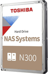 Toshiba N300 12TB Interne NAS Harde Schijf - 3.5 inch, 7200 RPM, 512MB Cache