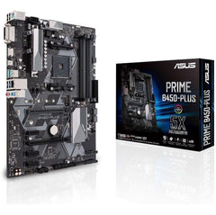 Asus Prime B450-Plus AM4 Motherboard Jack (ATX, AMD AM4, DDR4 Speicher, Native M.2, USB 3.1 Gen 2)