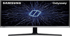 Samsung Curved Gaming Monitor C27RG54FQR, 27 inch, VA-paneel, Full HD-resolutie, G-Sync compatibel, reactietijd 4 ms, kromming 1500R, beeldvernieuwingssnelheid 240 Hz, zwart