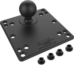 RAM Mounts RAM-246U VESA Montageplaat met 1.5 inch C-Kogel (75x75 & 100x100mm)