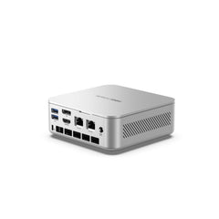 MINISFORUM AI370 Mini PC, AMD Ryzen AI 9 HX 370 processor, LPDDR5X-7500MHz 32GB, 1TB SSD, AMD Radeon 890M, RJ45 5Gbps x 2/Wi-FI 6e/Bluetooth 5.3, HDMI 2.1/DP 2.0/USB4, Copilot-AI PC