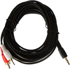 Delock 84212 Audiokabel - 3.5 mm Jack naar 2x Tulp (RCA) - 5 meter
