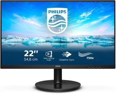 Philips V Line 222V8LA/00 computer monitor 54,6 cm (21.5") 1920 x 1080 Pixels Full HD LCD Zwart