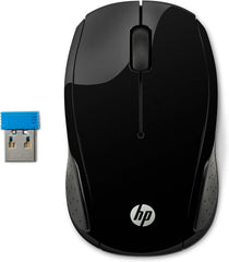 HP 200 Draadloze Muis - 1000 DPI - 2.4 GHz USB - Zwart