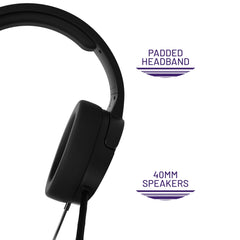 STEALTH PANTHER Over Ear Gaming Headset PS4/PS5, XBOX, Schakelaar, PC met flexibele microfoon, 3,5 mm Jack, 1,5 m kabel, lichtgewicht, comfortabel en duurzaam