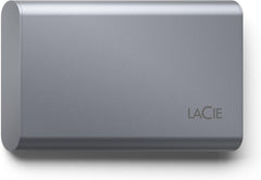 LaCie Mobile Secure STKH1000800 - SSD - High Performance - verschlüsselt - 1 TB - extern (tragbar) - USB 3.2 Gen 2 (USB-C Steckverbinder) - 256-Bit-AES - Space-grau - mit 3 Jahre Seagate Rescue Datenwiederherstellung