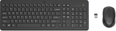 HP 330 Draadloze Toetsenbord en Muis Set - QWERTY - Zwart