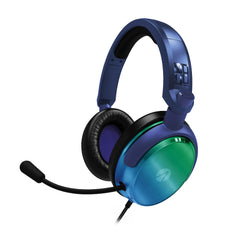 STEALTH C6-100 Gaming Headset STRIKE - Groen en Blauw, Multiplatform, Werkt met Xbox, PS, Switch, PC, Mobiel en Tablet