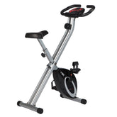 Ultrasport F-Bike, fietstrainer, hometrainer, inklapbare hometrainer, lcd-display, opt. handsensoren; verstelbare weerstanden, eenvoudige montage, ideaal voor sporters en senioren