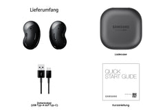 Samsung Galaxy Buds Live Headset Draadloos In-ear Oproepen/muziek Bluetooth Oplaadstandaard Zwart