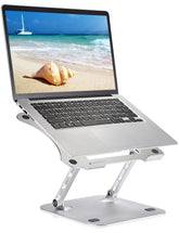Usoun Laptopstandaard, verstelbare laptopstandaard, ergonomische computerstandaard voor het bureau, compatibel met MacBook Air/Pro, Dell, HP, Lenovo, 10-17 inch laptops