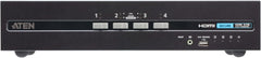 Aten CS1144H4C 4-Poorts Secure KVM Switch - Dual Display 4K HDMI met CAC