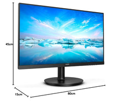 Philips V Line 271V8LA/00 LED display 68,6 cm (27") 1920 x 1080 Pixels Full HD Zwart